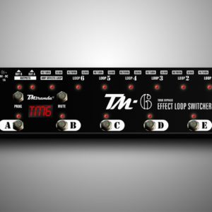 TM-6 Effects loop switcher com midi - Amplificadores valvulados  - TMiranda