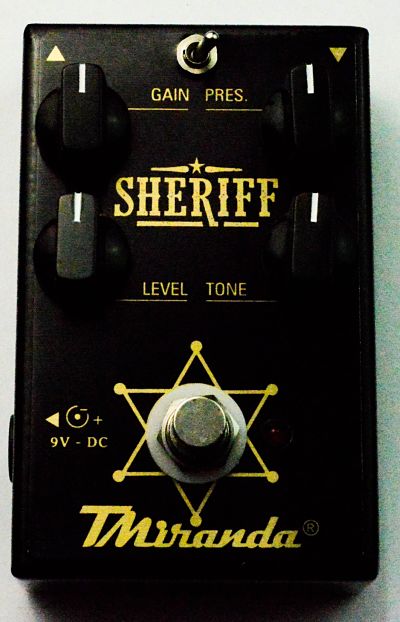 Sheriff TMiranda- pedal de distorção- Marshall in a box - Amplificadores valvulados  - TMiranda